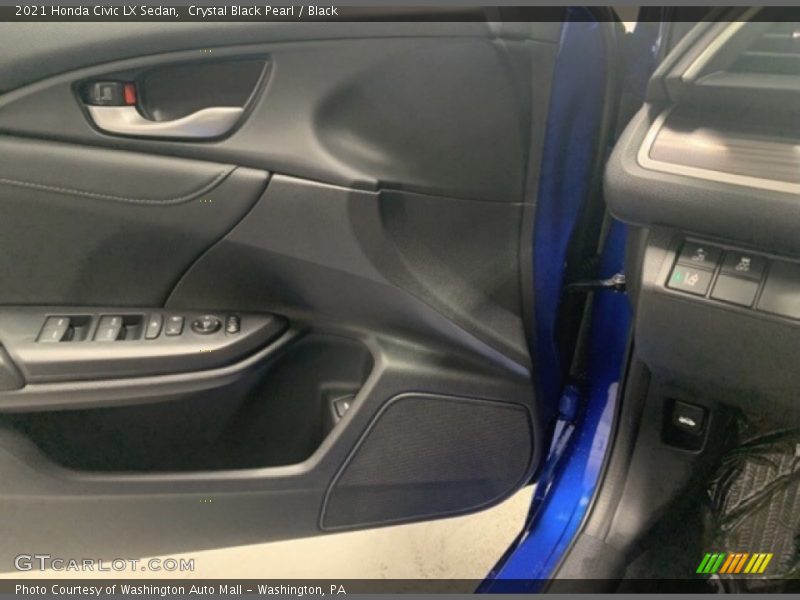 Crystal Black Pearl / Black 2021 Honda Civic LX Sedan
