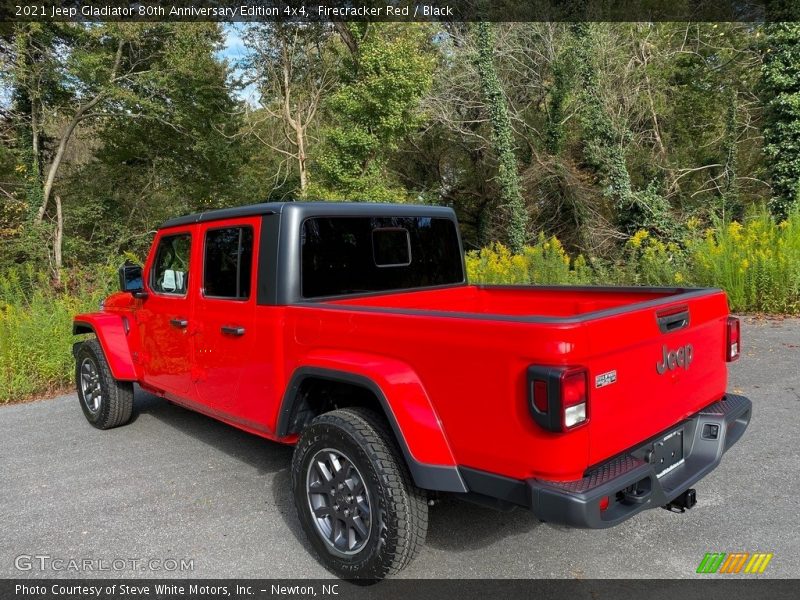 Firecracker Red / Black 2021 Jeep Gladiator 80th Anniversary Edition 4x4