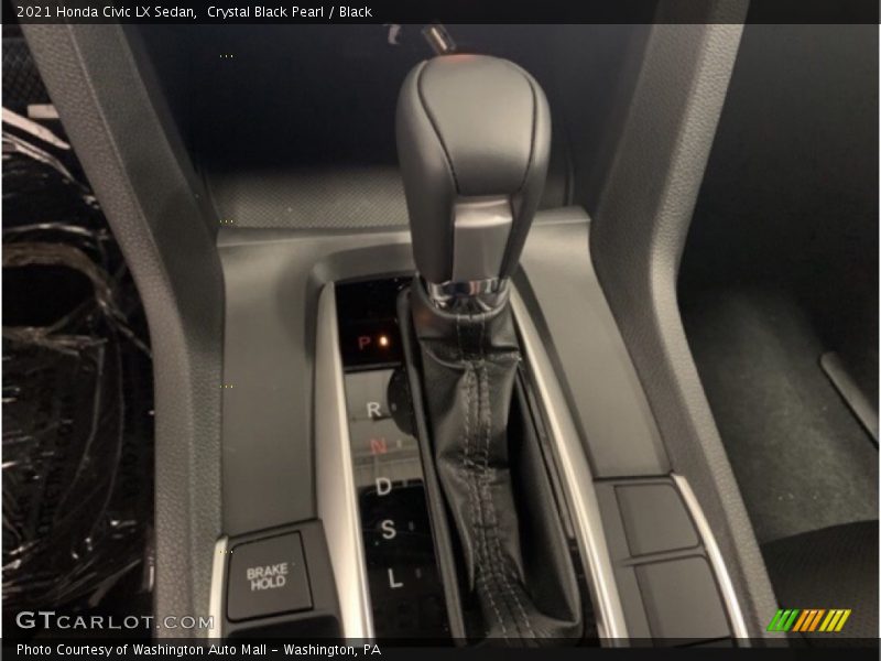 Crystal Black Pearl / Black 2021 Honda Civic LX Sedan
