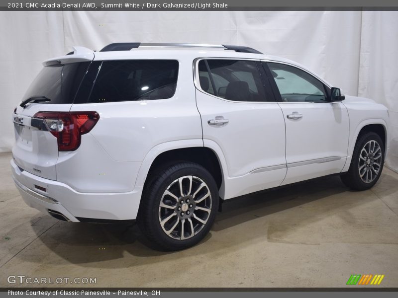 Summit White / Dark Galvanized/Light Shale 2021 GMC Acadia Denali AWD