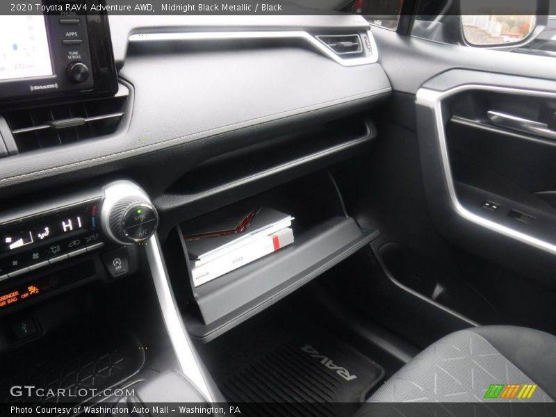 Midnight Black Metallic / Black 2020 Toyota RAV4 Adventure AWD