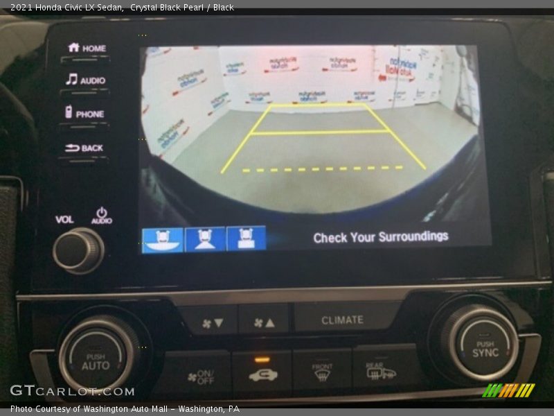 Crystal Black Pearl / Black 2021 Honda Civic LX Sedan