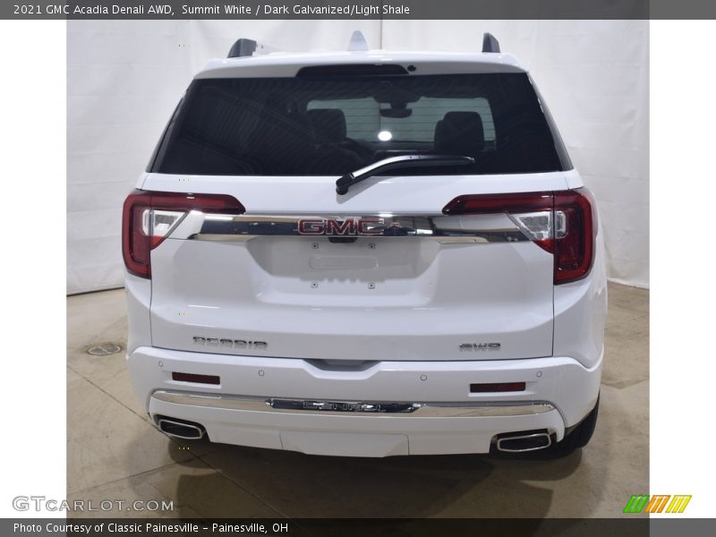 Summit White / Dark Galvanized/Light Shale 2021 GMC Acadia Denali AWD