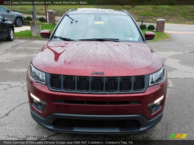 Velvet Red Pearl / Black 2021 Jeep Compass Altitude 4x4