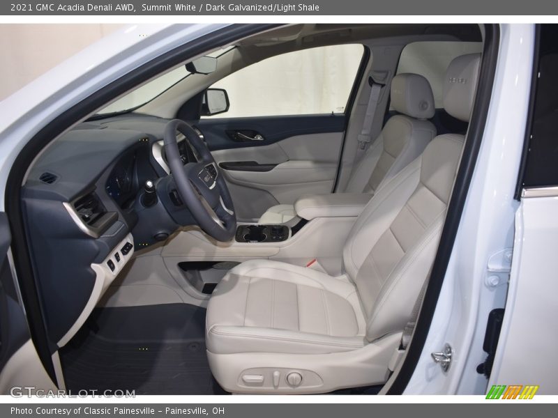 Summit White / Dark Galvanized/Light Shale 2021 GMC Acadia Denali AWD
