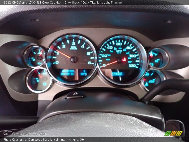 Onyx Black / Dark Titanium/Light Titanium 2012 GMC Sierra 1500 SLE Crew Cab 4x4
