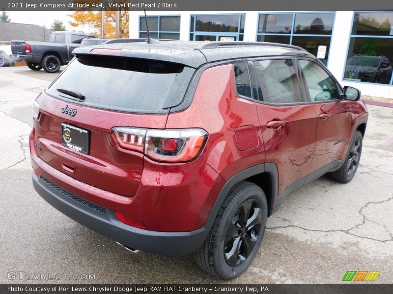 Velvet Red Pearl / Black 2021 Jeep Compass Altitude 4x4