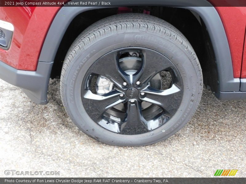Velvet Red Pearl / Black 2021 Jeep Compass Altitude 4x4