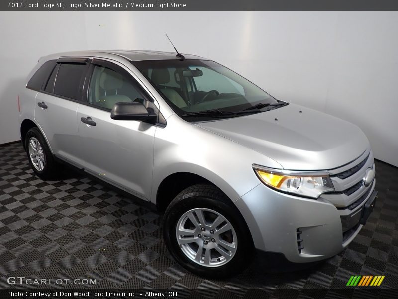 Ingot Silver Metallic / Medium Light Stone 2012 Ford Edge SE
