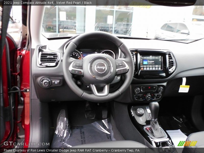 Velvet Red Pearl / Black 2021 Jeep Compass Altitude 4x4