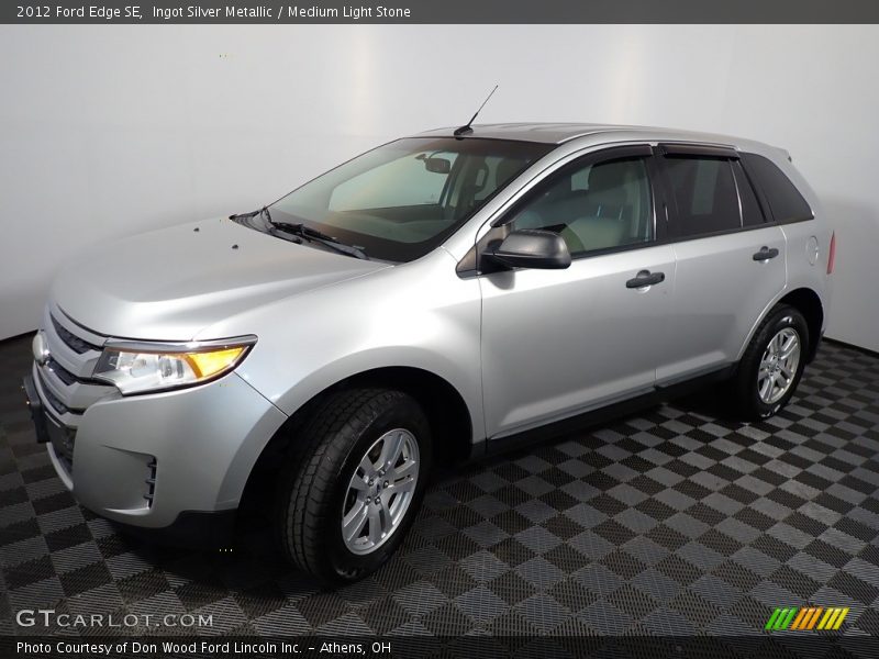 Ingot Silver Metallic / Medium Light Stone 2012 Ford Edge SE