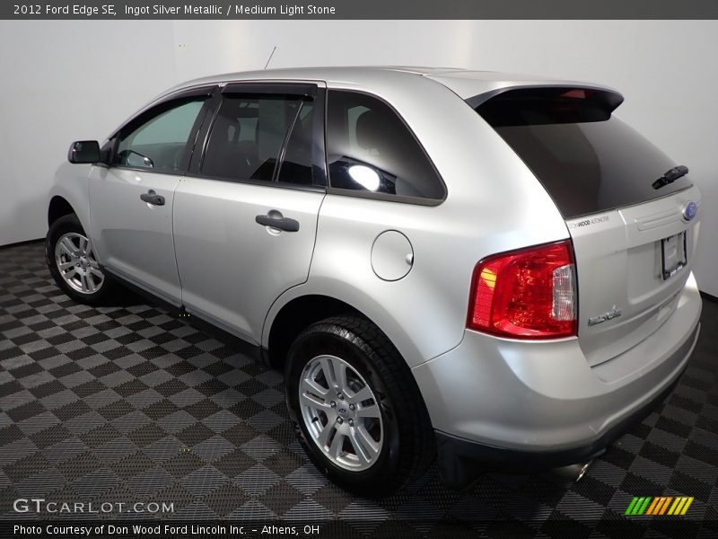 Ingot Silver Metallic / Medium Light Stone 2012 Ford Edge SE