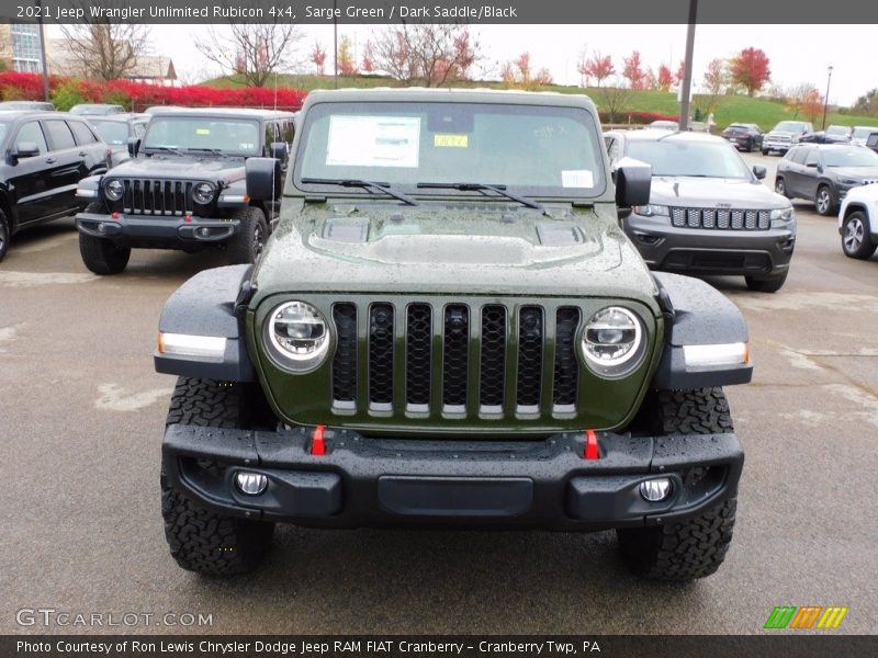 Sarge Green / Dark Saddle/Black 2021 Jeep Wrangler Unlimited Rubicon 4x4