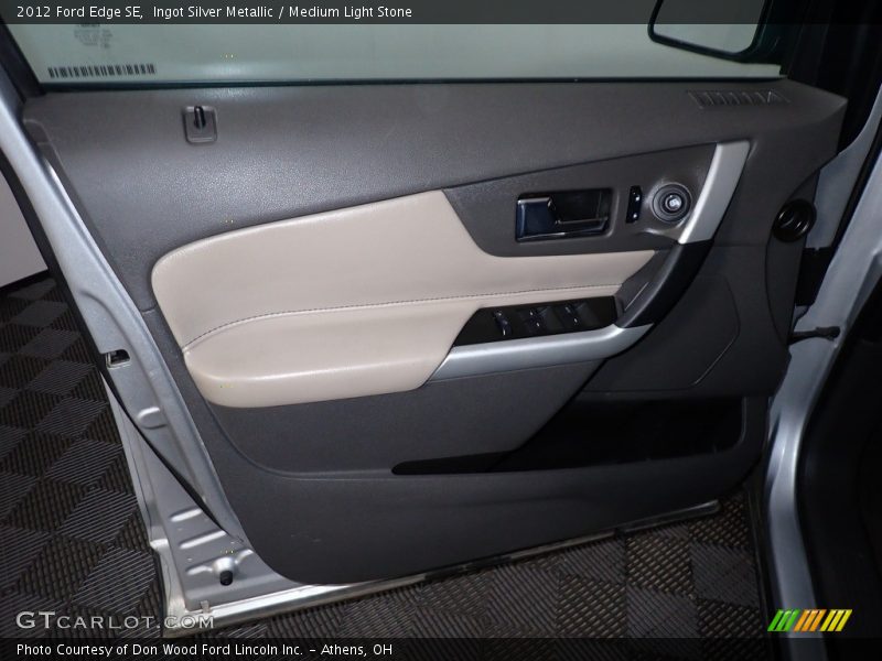 Ingot Silver Metallic / Medium Light Stone 2012 Ford Edge SE