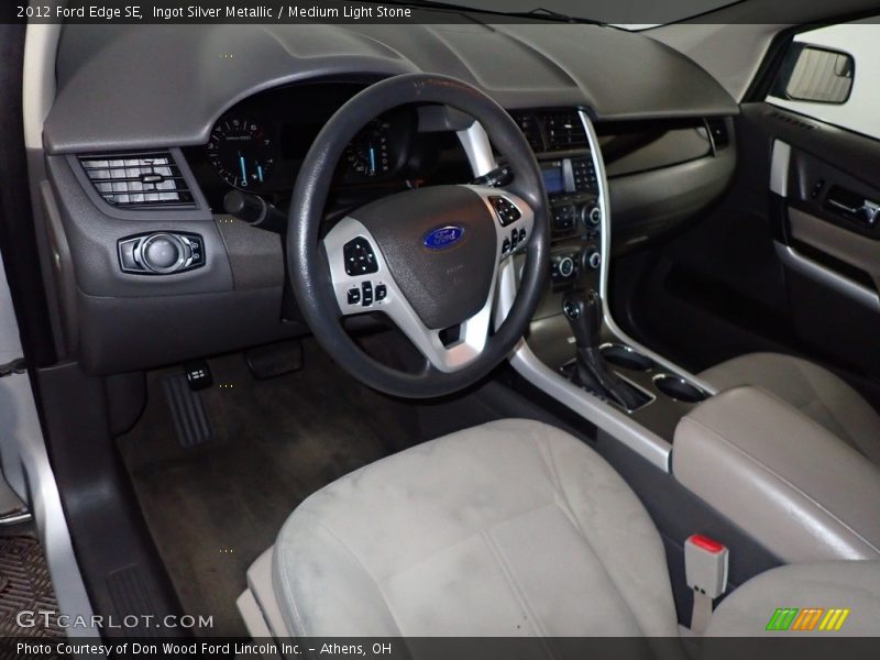 Ingot Silver Metallic / Medium Light Stone 2012 Ford Edge SE