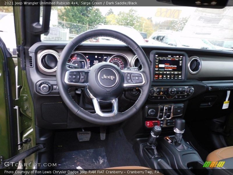 Dashboard of 2021 Wrangler Unlimited Rubicon 4x4