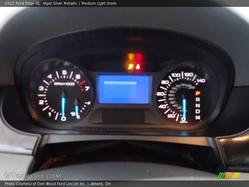 Ingot Silver Metallic / Medium Light Stone 2012 Ford Edge SE