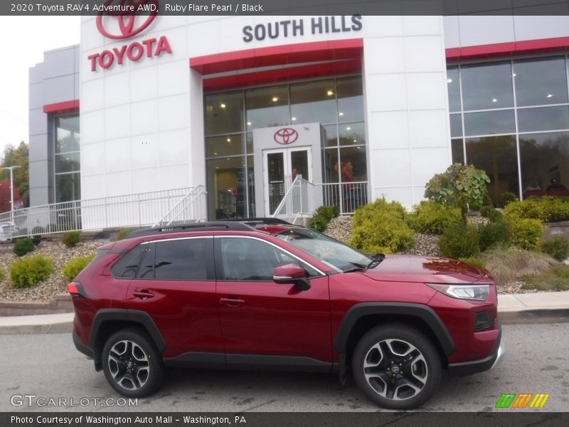 Ruby Flare Pearl / Black 2020 Toyota RAV4 Adventure AWD