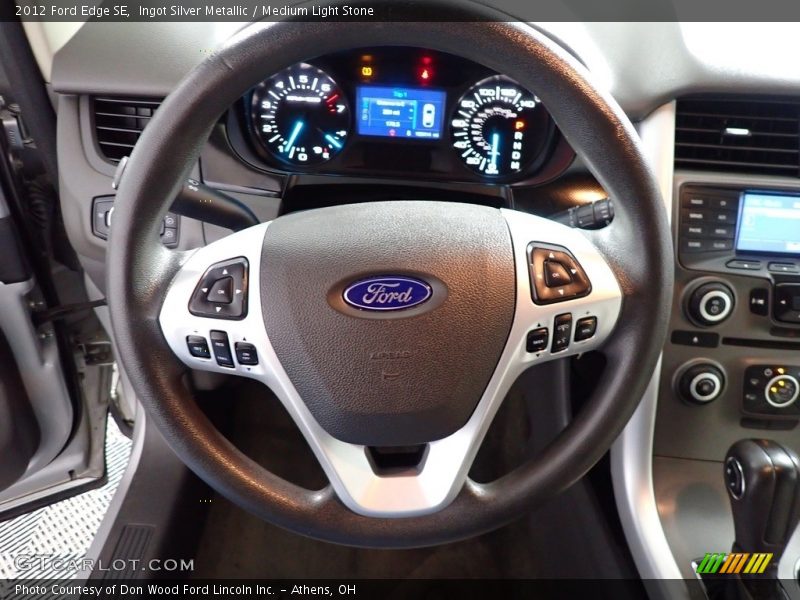 Ingot Silver Metallic / Medium Light Stone 2012 Ford Edge SE