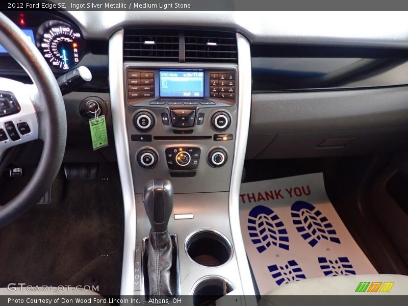 Ingot Silver Metallic / Medium Light Stone 2012 Ford Edge SE