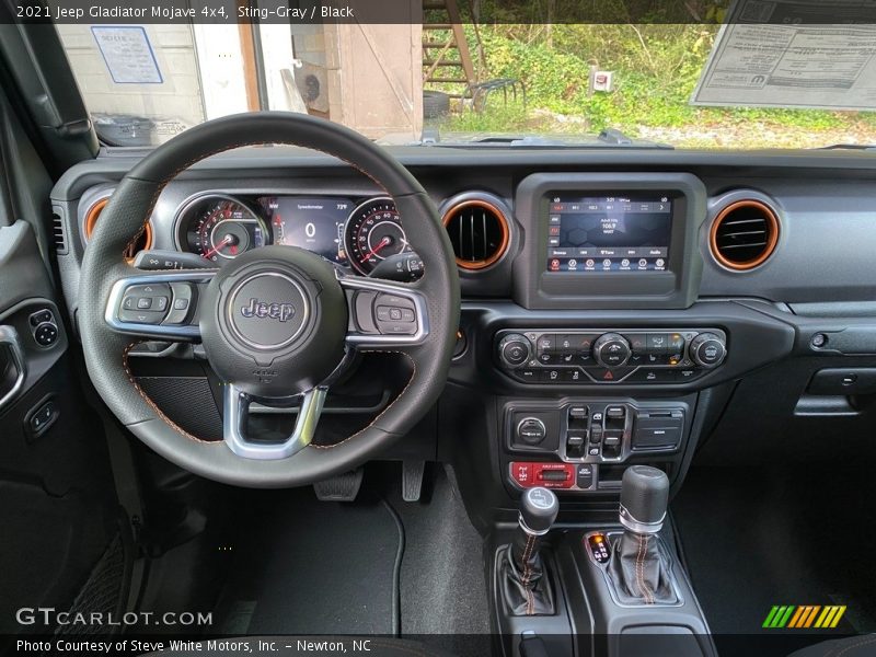 Dashboard of 2021 Gladiator Mojave 4x4