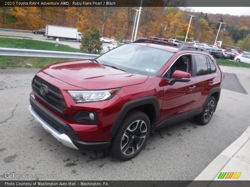 Ruby Flare Pearl / Black 2020 Toyota RAV4 Adventure AWD