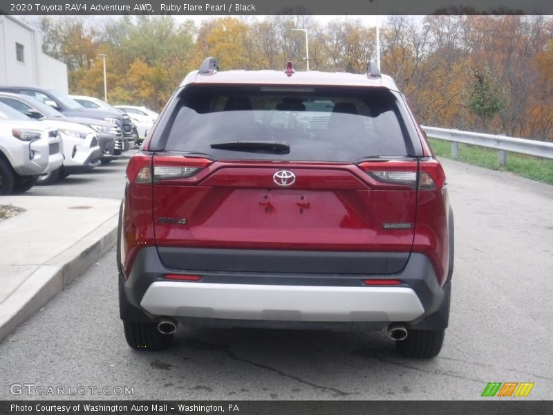 Ruby Flare Pearl / Black 2020 Toyota RAV4 Adventure AWD
