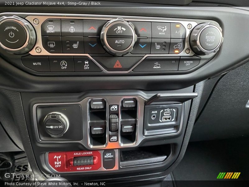 Controls of 2021 Gladiator Mojave 4x4