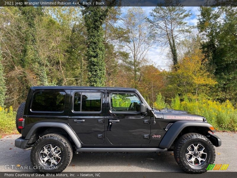 Black / Black 2021 Jeep Wrangler Unlimited Rubicon 4x4