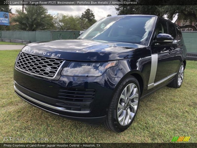 Front 3/4 View of 2021 Range Rover P525 Westminster