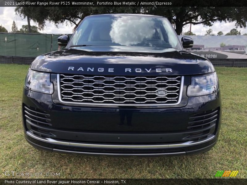 Portofino Blue Metallic / Almond/Espresso 2021 Land Rover Range Rover P525 Westminster