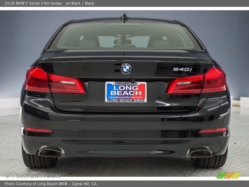 Jet Black / Black 2018 BMW 5 Series 540i Sedan