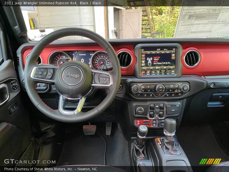 Dashboard of 2021 Wrangler Unlimited Rubicon 4x4