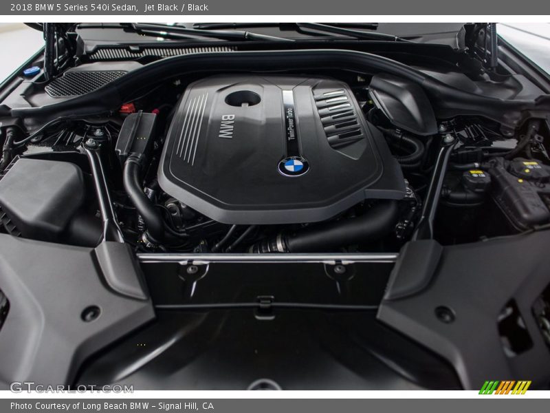 Jet Black / Black 2018 BMW 5 Series 540i Sedan