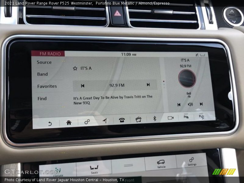 Portofino Blue Metallic / Almond/Espresso 2021 Land Rover Range Rover P525 Westminster