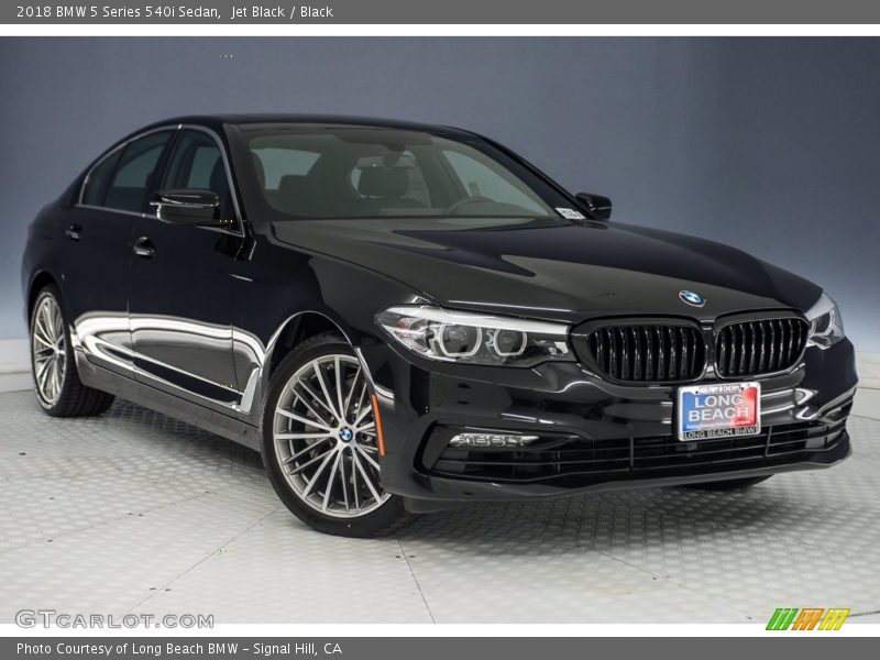 Jet Black / Black 2018 BMW 5 Series 540i Sedan