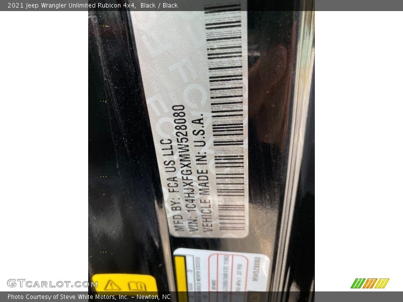 Black / Black 2021 Jeep Wrangler Unlimited Rubicon 4x4