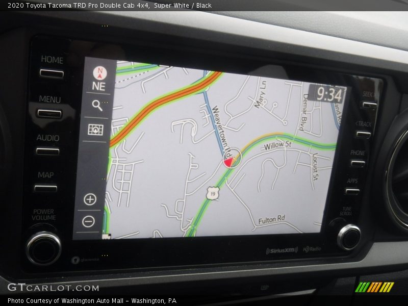 Navigation of 2020 Tacoma TRD Pro Double Cab 4x4