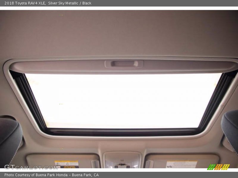 Silver Sky Metallic / Black 2018 Toyota RAV4 XLE