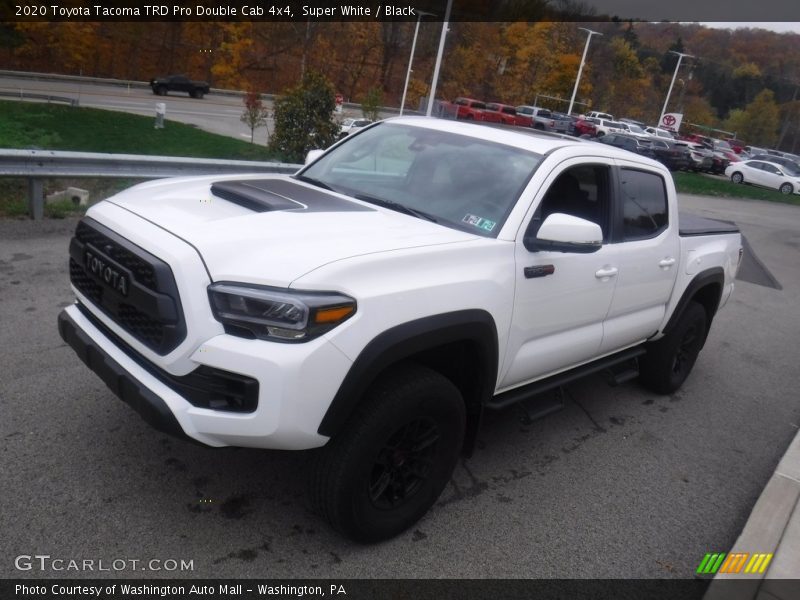 Super White / Black 2020 Toyota Tacoma TRD Pro Double Cab 4x4
