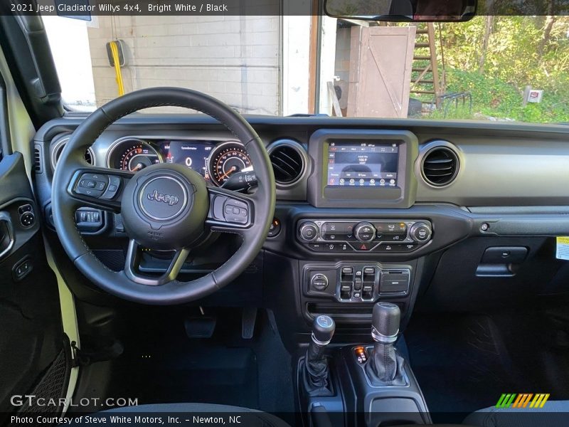 Dashboard of 2021 Gladiator Willys 4x4