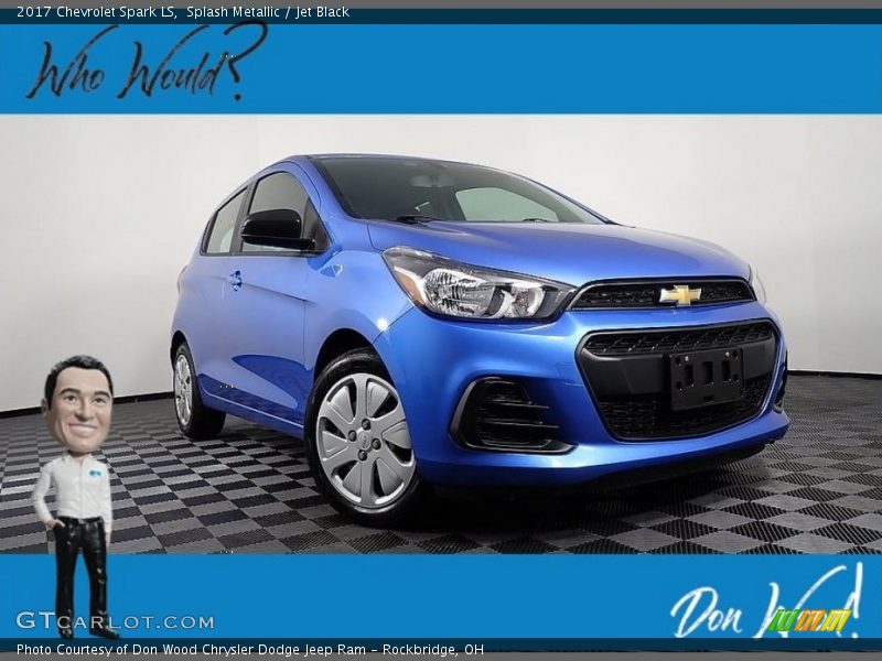 Splash Metallic / Jet Black 2017 Chevrolet Spark LS