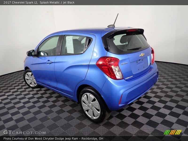 Splash Metallic / Jet Black 2017 Chevrolet Spark LS