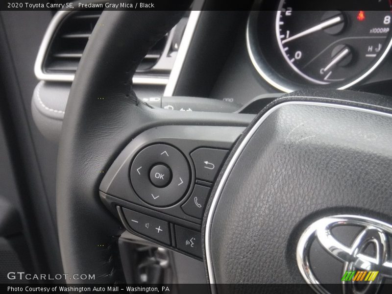 Predawn Gray Mica / Black 2020 Toyota Camry SE