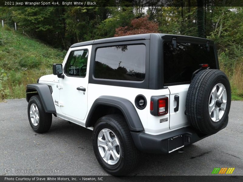 Bright White / Black 2021 Jeep Wrangler Sport 4x4