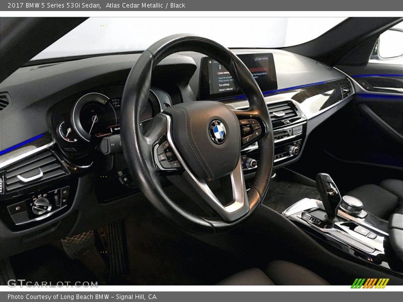 Atlas Cedar Metallic / Black 2017 BMW 5 Series 530i Sedan