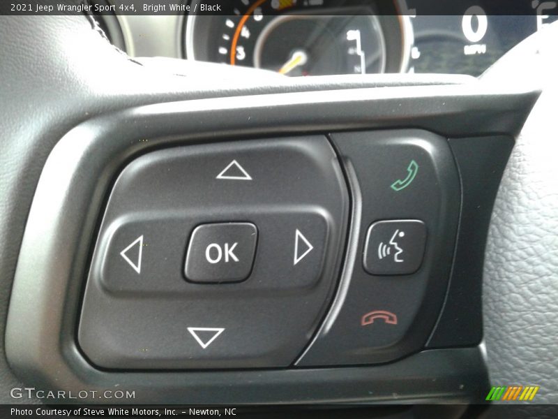 Bright White / Black 2021 Jeep Wrangler Sport 4x4