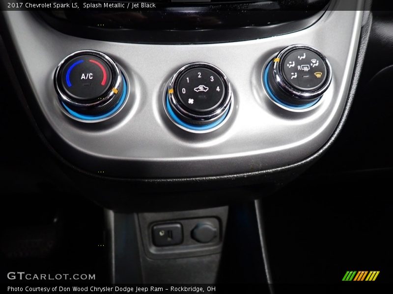 Splash Metallic / Jet Black 2017 Chevrolet Spark LS