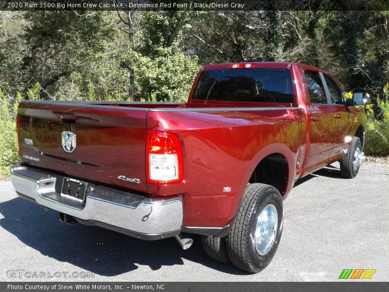 Delmonico Red Pearl / Black/Diesel Gray 2020 Ram 3500 Big Horn Crew Cab 4x4