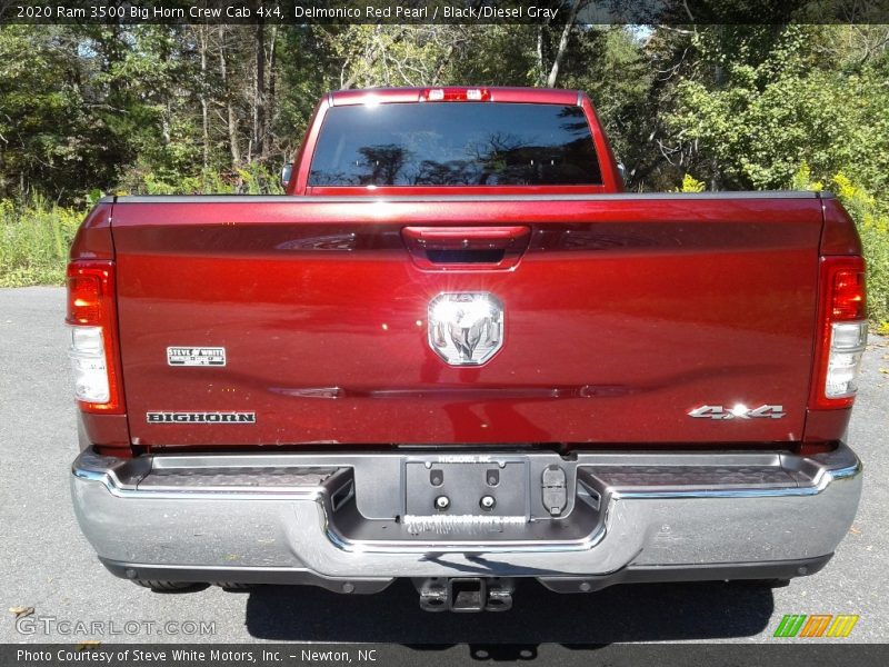 Delmonico Red Pearl / Black/Diesel Gray 2020 Ram 3500 Big Horn Crew Cab 4x4